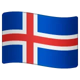 flag: Iceland pour la plateforme Whatsapp