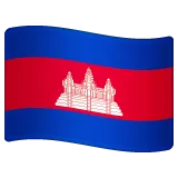 flag: Cambodia para la plataforma Whatsapp