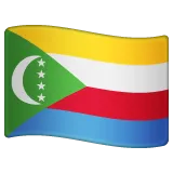 flag: Comoros para la plataforma Whatsapp