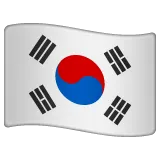 flag: South Korea สำหรับแพลตฟอร์ม Whatsapp