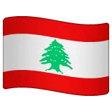 flag: Lebanon para la plataforma Whatsapp