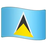 flag: St. Lucia สำหรับแพลตฟอร์ม Whatsapp