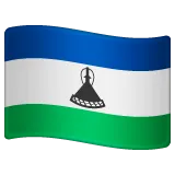 flag: Lesotho para a plataforma Whatsapp