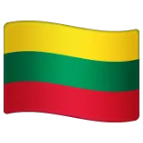 flag: Lithuania για την πλατφόρμα Whatsapp