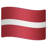 flag: Latvia pour la plateforme Whatsapp