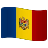 flag: Moldova for Whatsapp platform