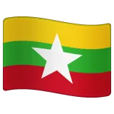 flag: Myanmar (Burma) untuk platform Whatsapp