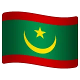 flag: Mauritania for Whatsapp-plattformen