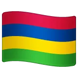 flag: Mauritius para la plataforma Whatsapp