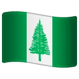 flag: Norfolk Island pour la plateforme Whatsapp