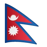 flag: Nepal pour la plateforme Whatsapp
