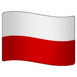 Whatsappプラットフォームのflag: Poland