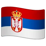 flag: Serbia لمنصة Whatsapp