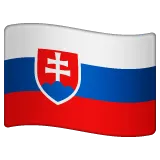 flag: Slovakia voor Whatsapp platform