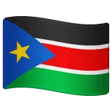 flag: South Sudan voor Whatsapp platform