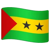 Whatsappプラットフォームのflag: São Tomé & Príncipe