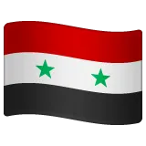 flag: Syria для платформы Whatsapp