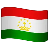 flag: Tajikistan pour la plateforme Whatsapp