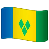 flag: St. Vincent & Grenadines لمنصة Whatsapp