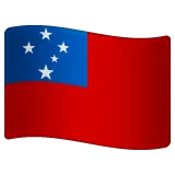 Whatsappプラットフォームのflag: Samoa