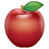 Whatsapp 플랫폼을 위한 red apple