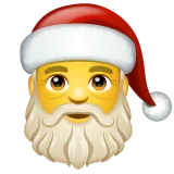 Santa Claus para la plataforma Whatsapp