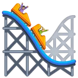 roller coaster para la plataforma Whatsapp
