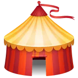 circus tent pour la plateforme Whatsapp