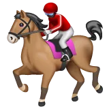 horse racing: dark skin tone untuk platform Whatsapp