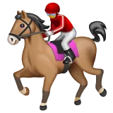 Whatsapp platformon a(z) horse racing képe