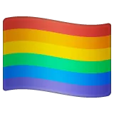 Whatsapp platformu için rainbow flag