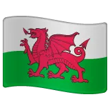 Whatsappプラットフォームのflag: Wales