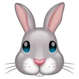 rabbit face untuk platform Whatsapp