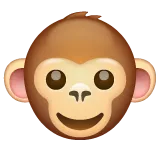 monkey face alustalla Whatsapp