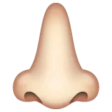 nose: light skin tone untuk platform Whatsapp