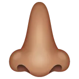 Whatsapp dla platformy nose: medium skin tone