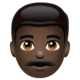 man: dark skin tone untuk platform Whatsapp