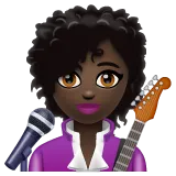 woman singer: dark skin tone til Whatsapp platform