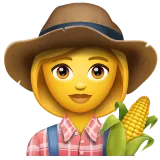 Whatsapp 平台中的 woman farmer