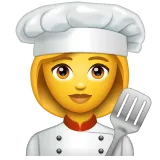 woman cook para la plataforma Whatsapp