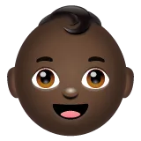 baby: dark skin tone für Whatsapp Plattform