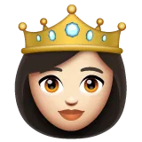 princess: light skin tone untuk platform Whatsapp