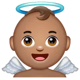 baby angel: medium skin tone untuk platform Whatsapp