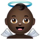 baby angel: dark skin tone per la piattaforma Whatsapp