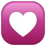 heart decoration pour la plateforme Whatsapp