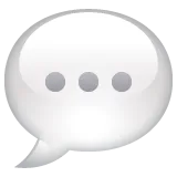 Whatsapp 平台中的 speech balloon