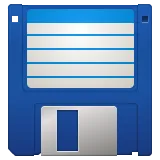 floppy disk för Whatsapp-plattform
