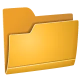 file folder for Whatsapp-plattformen