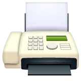 fax machine för Whatsapp-plattform