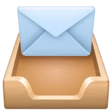 incoming envelope for Whatsapp-plattformen